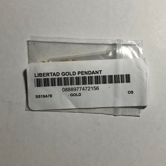 Supreme Libertad Gold Pendant 